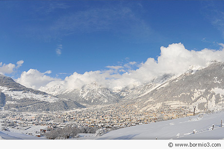 Bormio in the snow