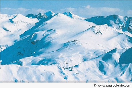 The Ski area of Stelvio